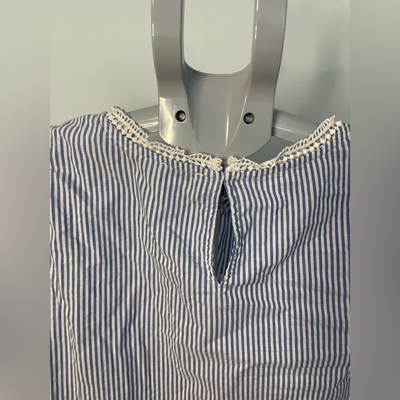 J.Crew | Striped ruffle shoulder blouse size medium - Picture 5 of 7